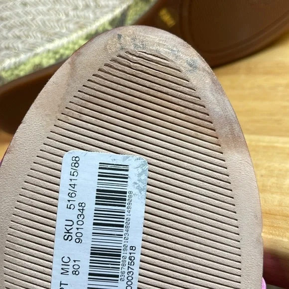 🌟 Antonio Melani STACY FEATHER Stiletto Dress Sandals - Picture 8 of 9